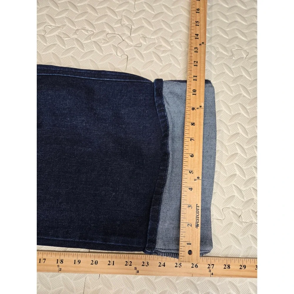 Joe's Jeans The Trixie Dont Worry Wide Leg Crop Cuff Indigo Blue Denim Jeans 29 - Picture 12 of 12